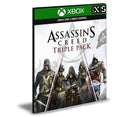 Assassin's Creed Triple Pack Black Flag, Unity, Syndicate Xbox One e Xbox Series X|S - Mídia Digital